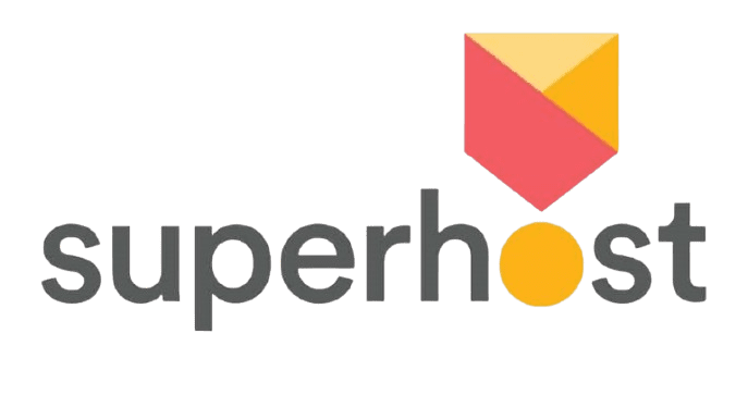 superhost logo words